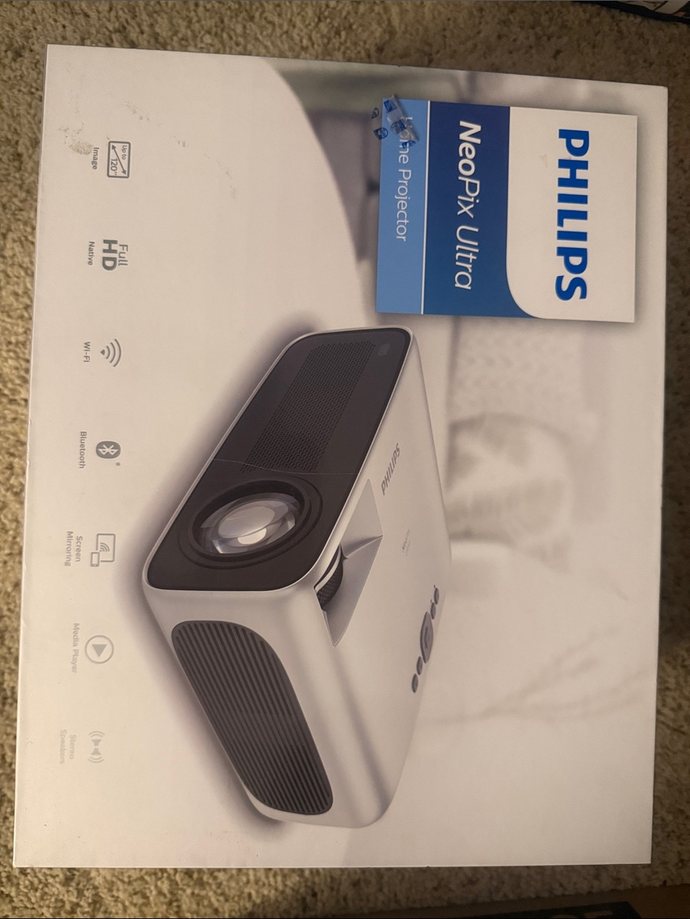 Philips NeoPix Ultra Portable Projector - Silver/Black
